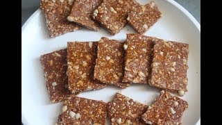 Peanuts chikki recipe/crushed peanuts chikki/ लोहड़ी पर बनाये मूँगफली की गज़क नए तरीके