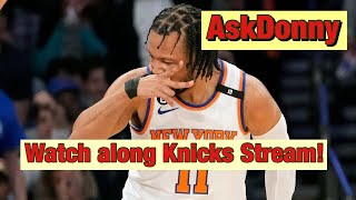 New York Knicks VS Boston Celtics AskDonny (watch Along)