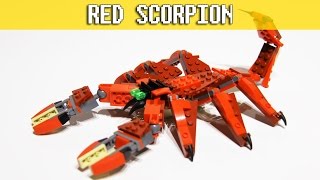 Red Creatures - LEGO Creator 3in1 - Red Scorpion Build set 31032