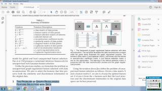 Graph Regularized Feature Selection with Data Reconstruction