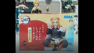 Demon Slayer Unboxing SEGA Premium Perching Figure Rengoku, Tomioka and Shinobu