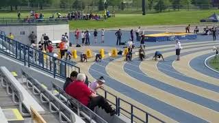 100m mens  A final University of Windsor track and field meet 2019