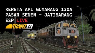 [HD] KERETA API GUMARANG PASAR SENEN - JATIBARANG | TRAINZ SIMULATOR INDONESIA