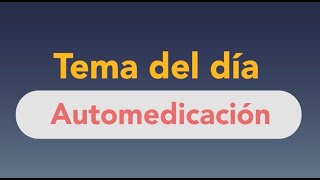 Automedicación 💊