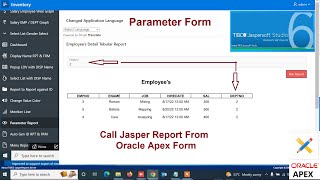 How to Call Jasper Report from Oracle Apex Form | Mr Gactack