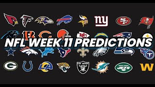 NFL WEEK 11 PREDICTIONS