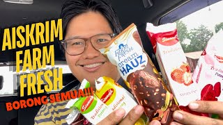 Review Semua Perisa Aiskrim Farm Fresh Viral guys! Memang guna aiskrim Inside Scoop ke?