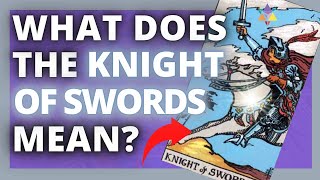 What Does The Knight Of Swords Mean? #SHORTS