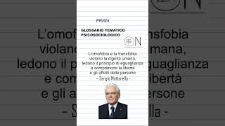 Progetto Generazione - Glossario tematico sulla violenza e l'identità di genere