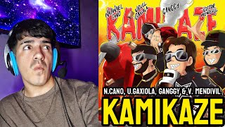 (ARGENTINO REACCIONA A ) KAMIKAZE - NATANAEL CANO, URIEL GAXIOLA, GANGGY & VICTOR MENDIVIL