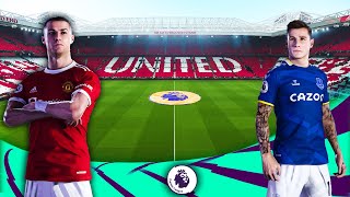 Man United vs Everton ● NEXT GEN Ultra High Graphics | eFootball 2022 Predict Gameplay