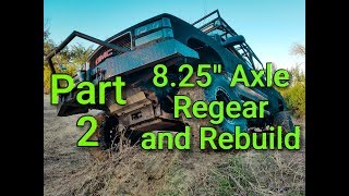 95 GMC K1500 8.25" IFS axle Rebuild & Regear Part2 chevy