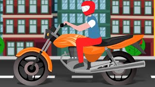 Fahrradwäsche Lernfahrzeuge Videos und Mehr Animierte Zeichentrickfilme für Kinder