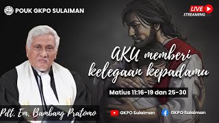 Ibadah Live Streaming | Minggu 09 Juli 2023 | POUK GKPO Sulaiman |