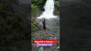 Du Gia Waterfall in Vietnam 🇻🇳 | Indian in Vietnam 🇻🇳 #youtubeshorts #pathan #shorts