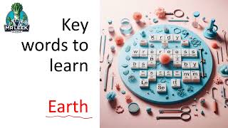 Earth key words definitions KS3