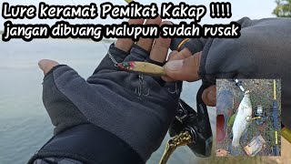 Lure swimbait keramat Pemikat Kakap||ultralight casting kakap