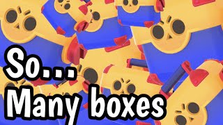 I Opened Way To Many Mega Boxes In Brawl Stars