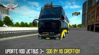 UPDATE MOD JETBUS 3+ SDD BY MD CREATION REBORN || BUSSID V3.2