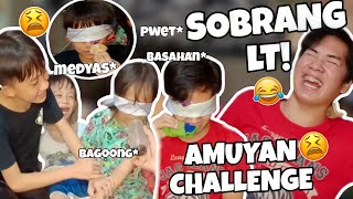 AMUYAN CHALELLENGE WITH SIBLINGS| MGA KADIRI ANG PINAAMOY!😂 SOBRANG LAPTRIP HAHAHA!!