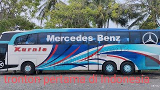 review bus Kurnia Tronton pertama di Indonesia