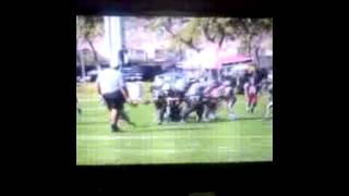 Erick Harrison QB playaction boot comp to #33Lujan