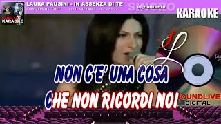 Laura Pausini - In assenza di te - karaoke (SL)