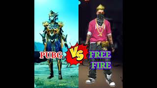 Pubg Vs Free fire // Free fire Vs pubg // shayari video TikTok // attitude video #shorts #shortvideo