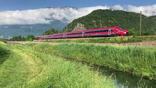 TRANSITI SULLA FERROVIA DEL BRENNERO. Ora (BZ), 04.06.2022