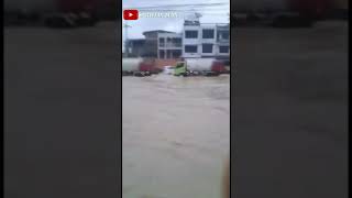 TERKINI Banjir Di Simpang Kampung Lalang MEDAN || Aktivitas Terhambat 2020 || flood in Medan city