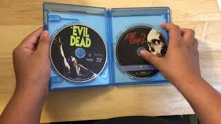 The Evil Dead & Evil Dead II BlueRay Unboxing