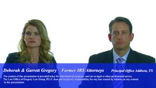 Gregory Law Group, PLLC | Former IRS Tax Attorneys