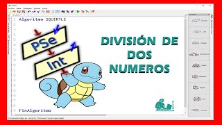 APRENDE PSEINT DESDE CERO 2021 -DIVISION DE DOS NUMEROS