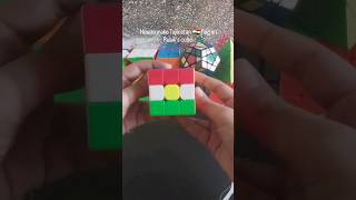 How to make Tajikistan 🇹🇯 flag on Rubik's cube #shorts