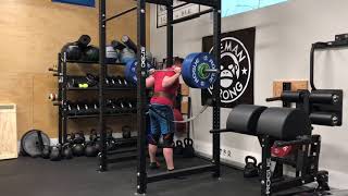 1/22/18 Squat 320x4 @8 ws 3/5