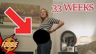 33 WEEK BABY BUMP UPDATE!!