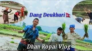 DHAN ROPAI VLOG IN NEPAL// It's my vlog🥰