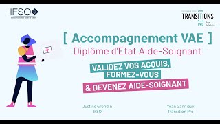 [Webinaire] Validez vos acquis, formez-vous et devenez aide-soignant !