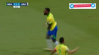 Brésil vs Uruguay - but du Brésil