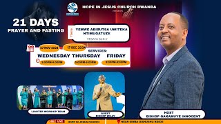 🔴LIVE... 21 DAYS OF PRAYER & FASTING ( DAY3 ) HOPE IN JESUS CHURCH // 29 NOV 2024