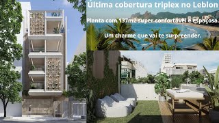 Cobertura Triplex à venda no Leblon.