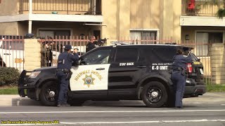 Riverside CO Sheriff's Pursuit Termination/Barricade Standoff With Assist Of SBPD, Inland CHP & SBSO