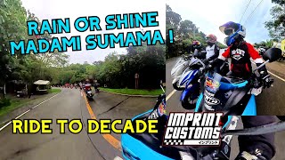 IMPRINT CUSTOMS - RIDE TO DECADE | MARILAQUE RAIN OR SHINE RIDE | YAMAHA AEROX 155 V2