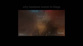 Why Headsets Matter #rainbowsixsiege #shorts #corsair