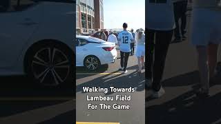 Walking Towards Lambeau Field For The Game