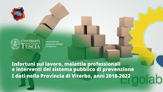 📖 WORKSHOP | INFORTUNI SUL LAVORO E MALATTIE PROFESSIONALI: INTERVENTI SISTEMA PUBBLICO PREVENZIONE