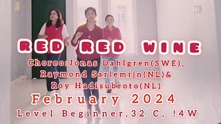 Red Red Wine LD, Choreo:Jonas Dahlgren(SWE), Raymond Sarlemijn(NL)&Roy Hadisubroto(NL), Feb'24