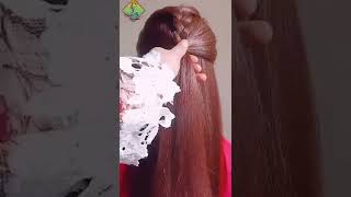 very simple and easy hairstyle| Open hair hairstyle | party hairstyle #hairstyleByShameela #shorts