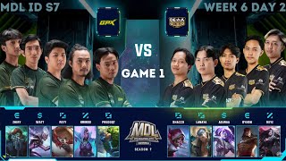 Dewa United vs GPX GAME 1 | MDL ID S7 Week 6 Day 2 | Regular Season