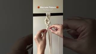 Macrame pattern 🧶 #macrame #macrameknot #knot #macramepattern #diy #knitting #handmade